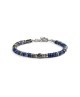 Bracciale catena dischetti in pietra e acciaio - 13BR134-B [24e90460]