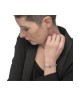 Bracciale catena snake con sfera centrale Verde Malachite 13BR137-V [b10079a8]