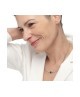 Collana catena snake con sfera centrale nero Onice 13CO0153-N [8394a952]