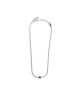 Collana catena snake con sfera centrale Verde Malachite 13CO0153-V [ce68a15f]