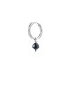 Orecchino a cerchio con sfera pendente onice nera 13OR020-N [f8ff2ba4]