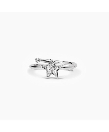 Anello bambina in argento con stella in pavé di zirconi 523317 [3a71f093]