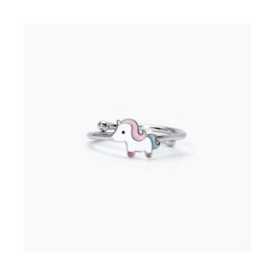 Anello da bambina in argento con unicorno smaltato 523346 [0f0bb032]