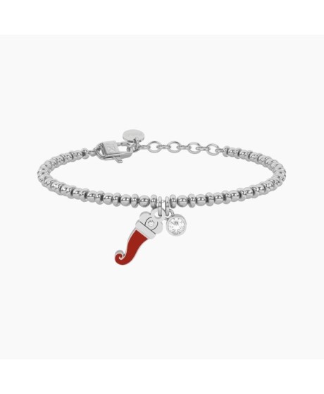 Bracciale sfere con cornetto portafortuna 732331 [0c6e05c8]