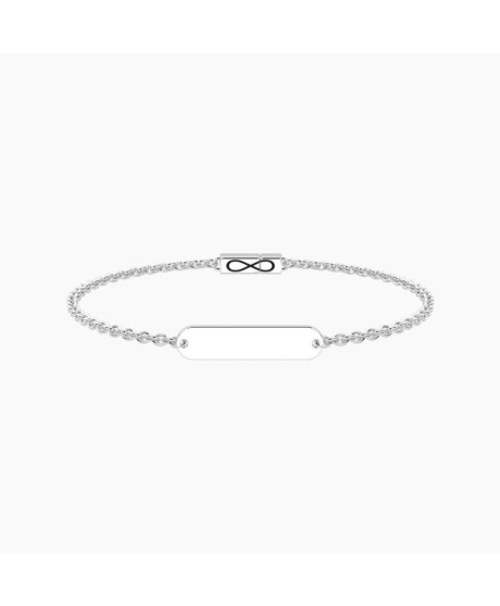 Bracciale Infinity con targhetta 732403 [78ae2050]