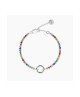 Bracciale tennis componibile con cristalli multicolor [9fe76783]