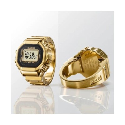 Anello Casio vintage CRW-001G-9ER digitale dorato giallo [81570186]