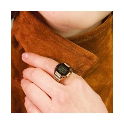 Anello Casio vintage CRW-001G-9ER digitale dorato giallo [331a879c]
