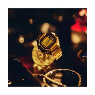 Anello Casio vintage CRW-001G-9ER digitale dorato giallo [5d210595]