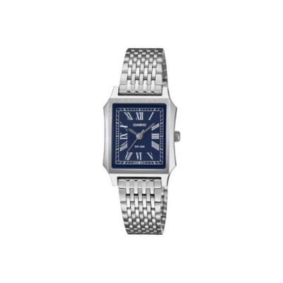 Casio Collection LTP-B190D-2BVER rettangolare blu bracciale acciaio [533bf1bb]