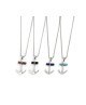 Collana ancora con elemento pietra marrone - 4CN1626M [002ff9ec]