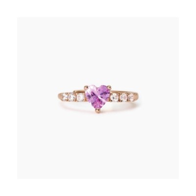 Anello Donna con tormalina sintetica e zirconi Rouge 523406 [1e6ca6b5]