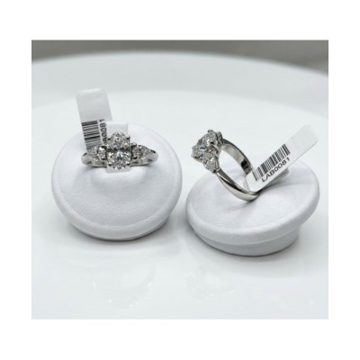 Anello in oro bianco 18KT e Diamanti Lab Grown [c24401b6]