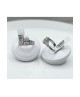 Anello in oro bianco 18KT e Diamanti Lab Grown [c24401b6]