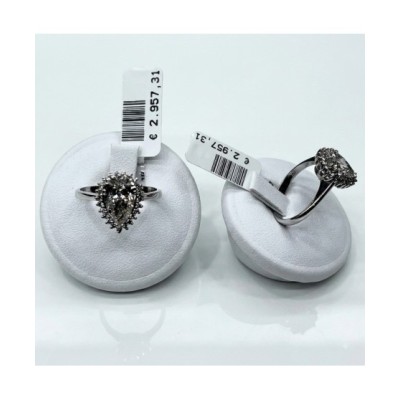 Anello con Diamante Lab Grown Goccia Certificato IGI [a3226953]