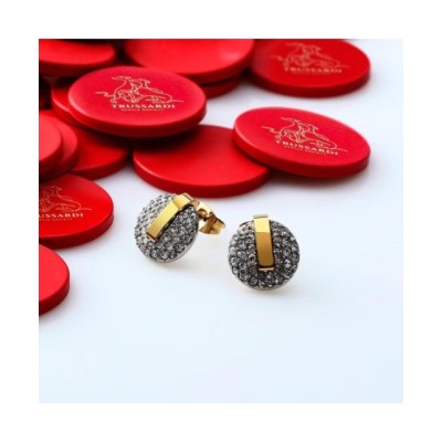Orecchini trussardi t-round [9b24f0d1]