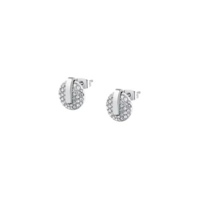 Orecchini trussardi t-round [19d86fce]