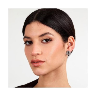 Orecchini trussardi t-round [72b3aad9]