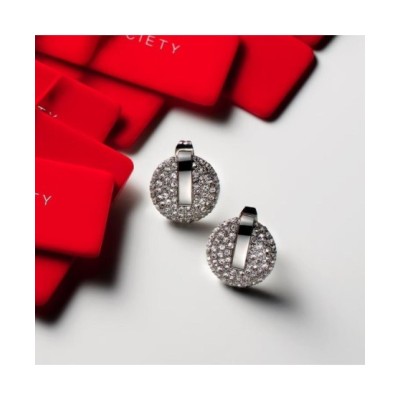 Orecchini trussardi t-round [1c8828d0]