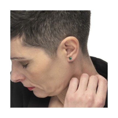 Orecchino a lobo Unisex con sfera 13OR026 [bddab77c]