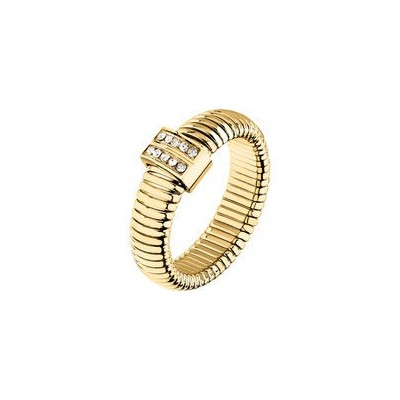 ONDA RING SS YG CRYSTAL [c47362e8]