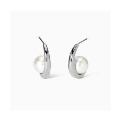 Orecchini semicerchio con perle conchiglia [5b430fd8]