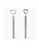 Orecchini cuore con catene [bc0411ba]