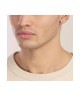 Orecchini punto luce Unisex in acciaio e zirconi bianchi [3cf46c35]