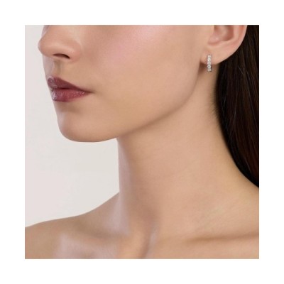 Orecchini a cerchio con diamanti lab-grown 0,07 carati [ab1e545e]