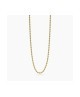 Collana Unisex dorata con catena corda [e688f05d]