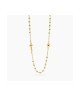 Collana Unisex in acciaio dorato con croce [6124285c]