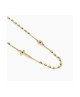 Collana Unisex in acciaio dorato con croce [b8026b51]