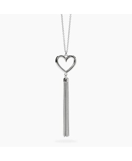 Collana con pendente cuore e catena [6976588f]