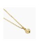 Collana Uomo in acciaio dorato con ciondolo ancora [b0032433]