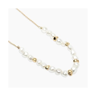 Girocollo dorato con perle conchiglia [cc5a8057]