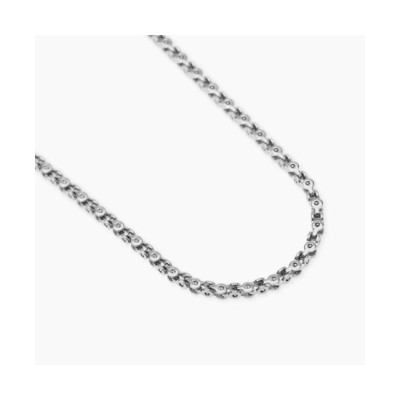 Collana uomo in acciaio con catena fancy [0f98068d]