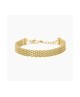 Bracciale Donna regolabile dorato con catena mesh [24f5063d]