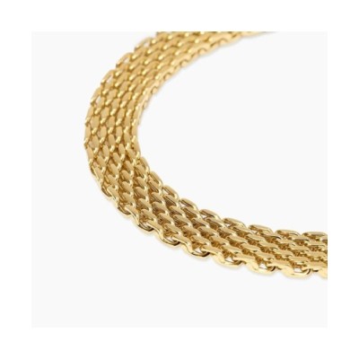 Bracciale Donna regolabile dorato con catena mesh [4ace8434]