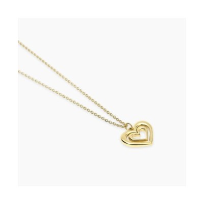 Girocollo dorato con cuore [2ac30f02]