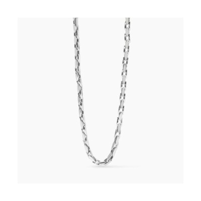 Collana Uomo con catena fancy in acciaio [367f34b4]