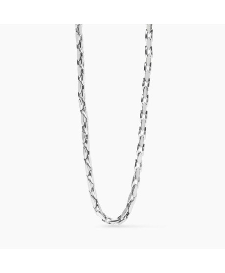 Collana Uomo con catena fancy in acciaio [367f34b4]
