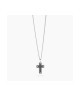 Collana da uomo con croce nera [2494e7b0]