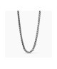 Collana Uomo con catena spiga in acciaio e gunmetal [5940ed52]