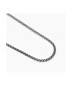 Collana Uomo con catena spiga in acciaio e gunmetal [8066ae5f]