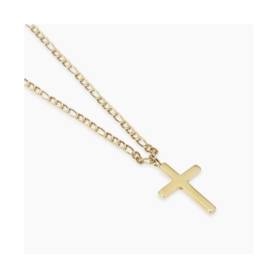 Collana Unisex dorata con croce [9cd4cc58]