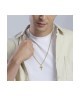 Collana Unisex dorata con croce [2bc90d5c]