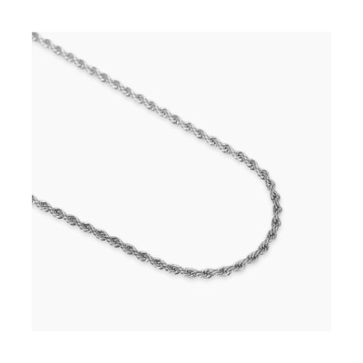 Collana con catena corda in acciaio [928d7d5b]