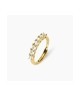 Anello veretta in argento dorato con zirconi [f3bb3239]