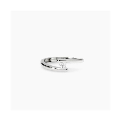 Anello solitario con diamante lab-grown 0,1 carati [692046ae]