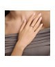 Anello solitario con diamante lab-grown 0,1 carati [024b83b9]